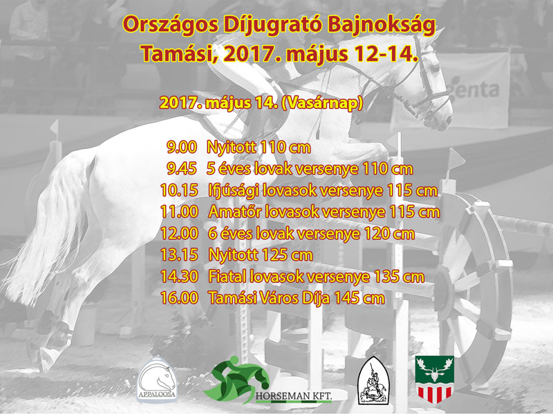 Országos díjugrató bajnokság 2017