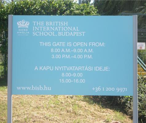 Információs tábla