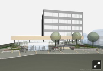 A megújuló buszmegálló látványtervei