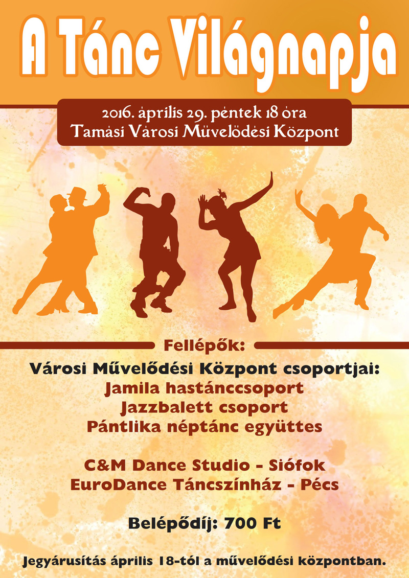 Tánc világnapja 2016