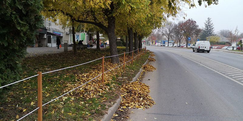 Tájékoztató a 65. számú főút melletti zöldfelület elkerítéséről