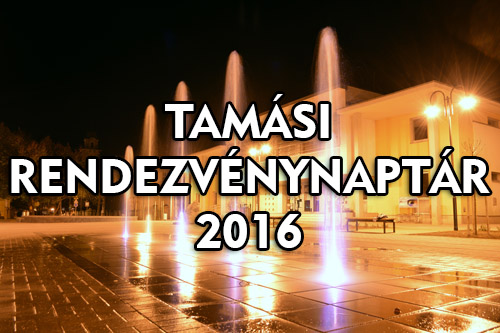 Rendezvénynaptár 2016