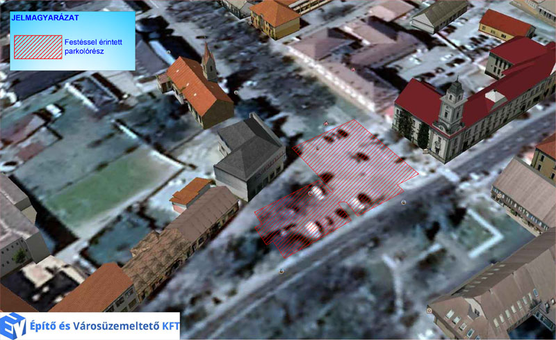 Tájékoztató parkolók felfestéséről