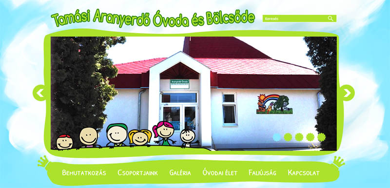 Elkészült az Aranyerdő Óvoda és Bölcsőde honlapja