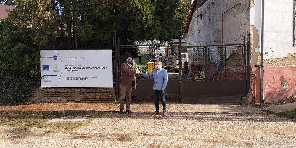 Indul a „Zöld Pont és Civilház” kivitelezése