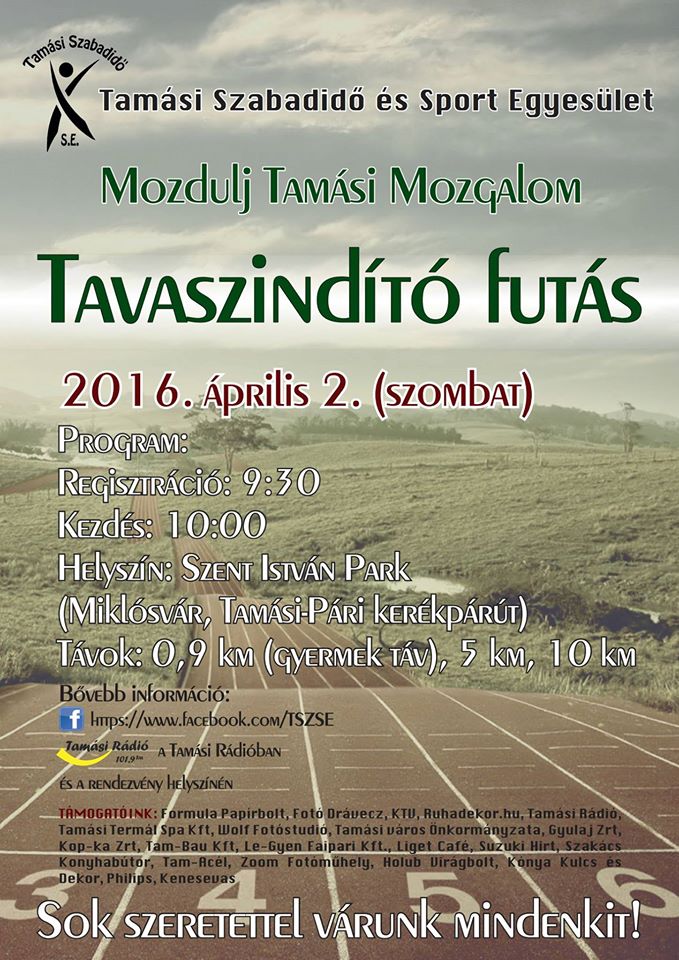 Tavaszindító futás 2016