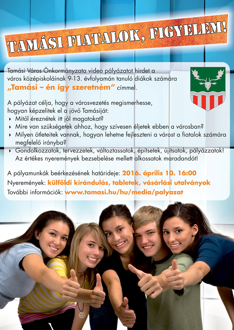 „Tamási – én így szeretném” - videópályázat