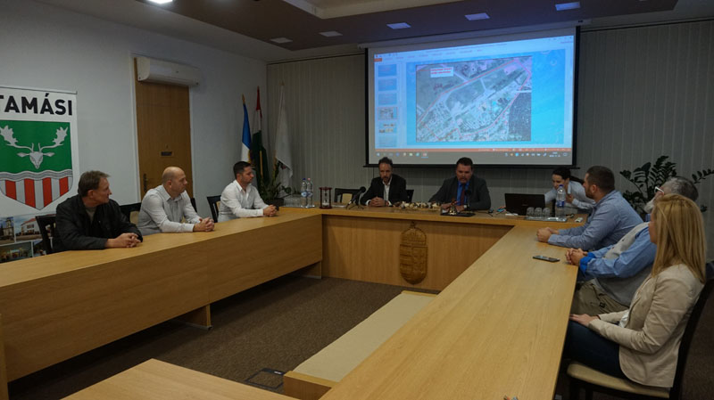 Befejeződött a „Tamási termálfürdő és Miklósvár városrész csapadékvíz elvezetése” című projekt megvalósítása