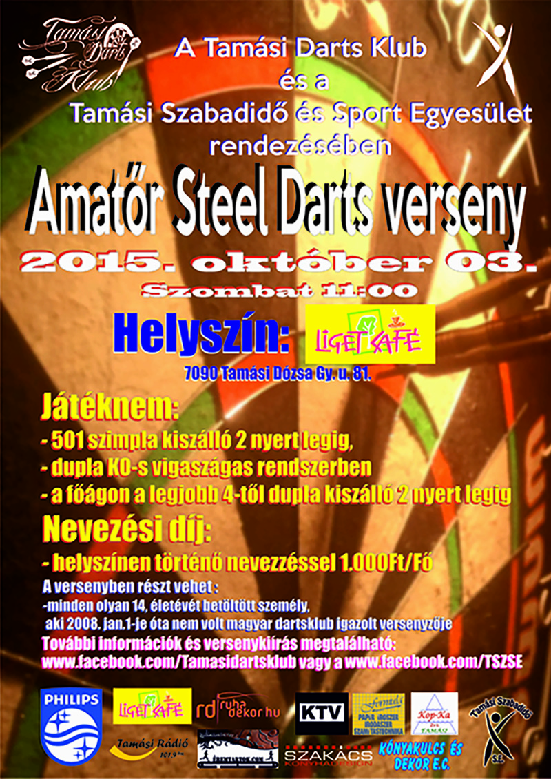 Amatőr Steel Darts Verseny