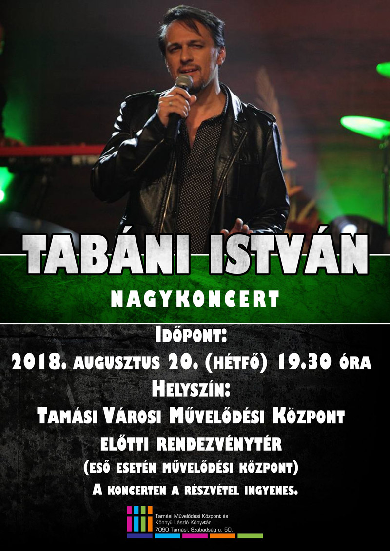 Tabáni István koncert