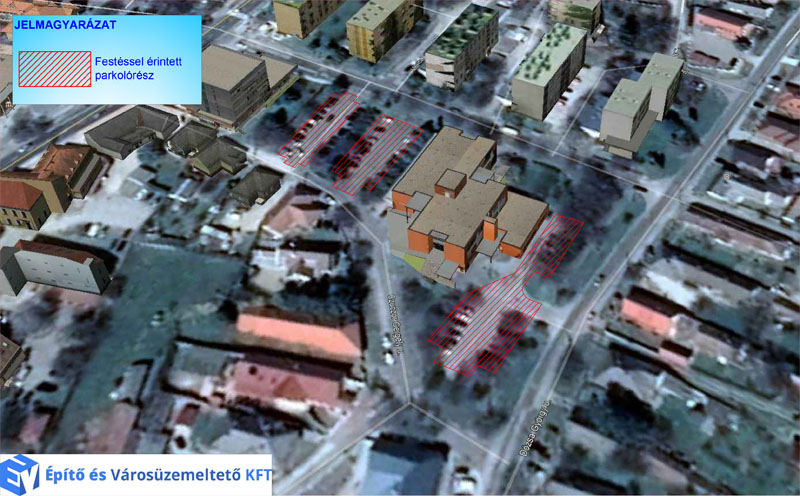 Tájékoztató parkolók felfestéséről