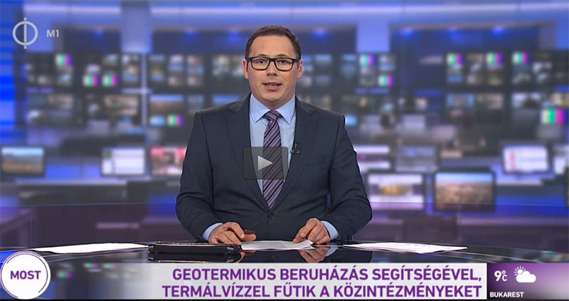 Élő kapcsolás az M1 Ma Délután című műsorában