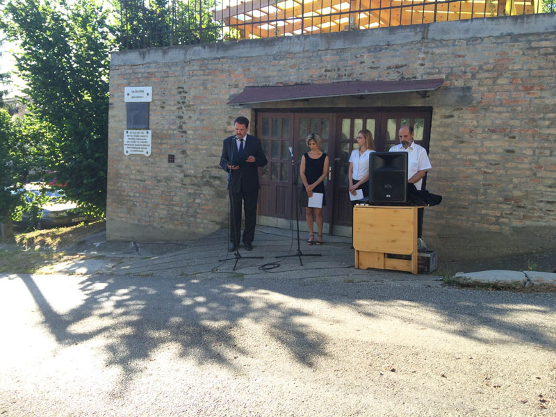 Főhajtás a Tamási holocaust áldozatok emlékére 