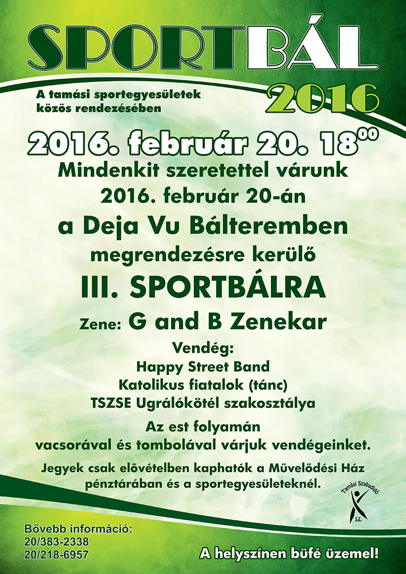 Sportbál 2016