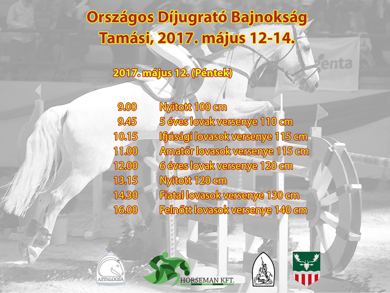 Országos díjugrató bajnokság 2017