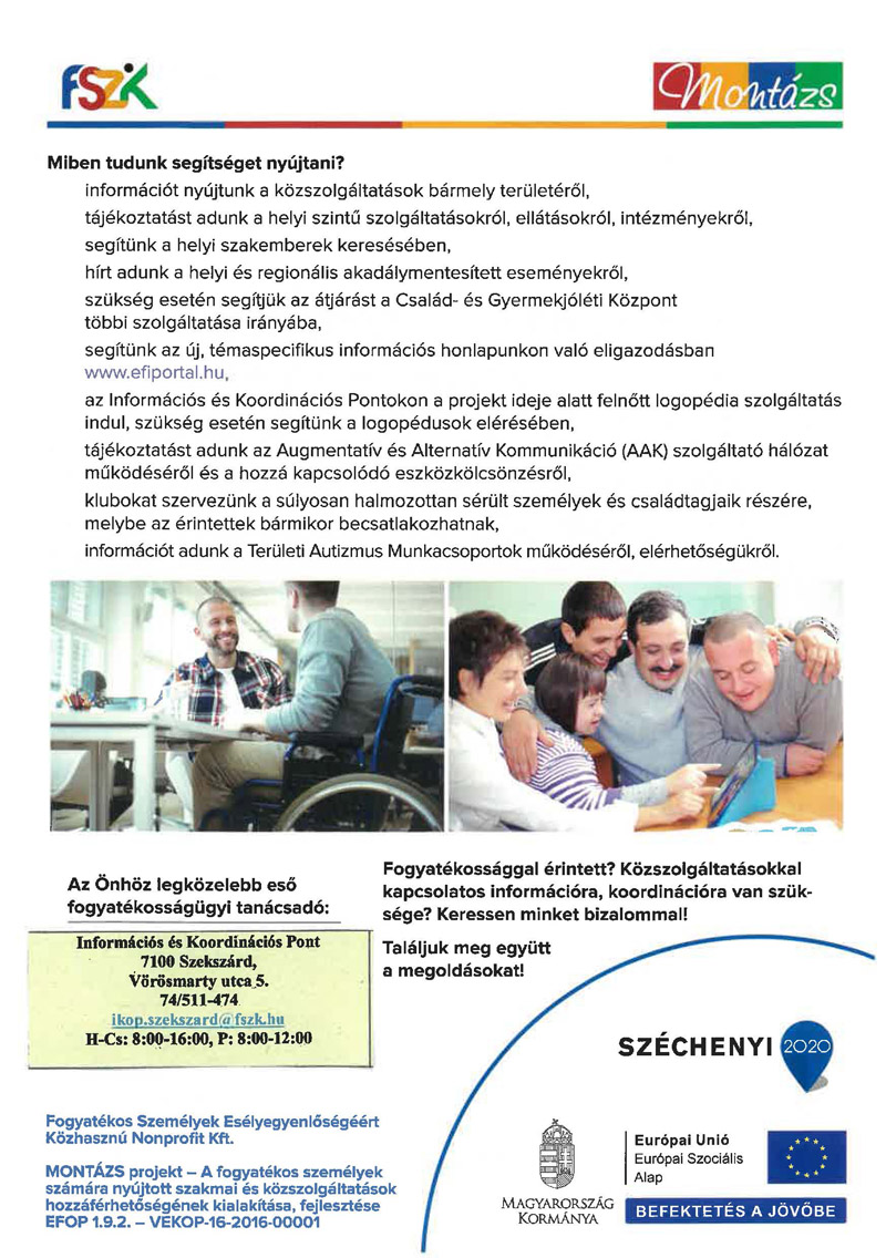 Információs és koordinációs pontok nyíltak az Ön segítségére!