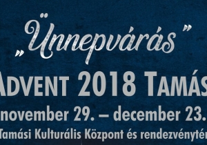 &bdquo;&Uuml;nnepv&aacute;r&aacute;s&rdquo; - Advent 2018