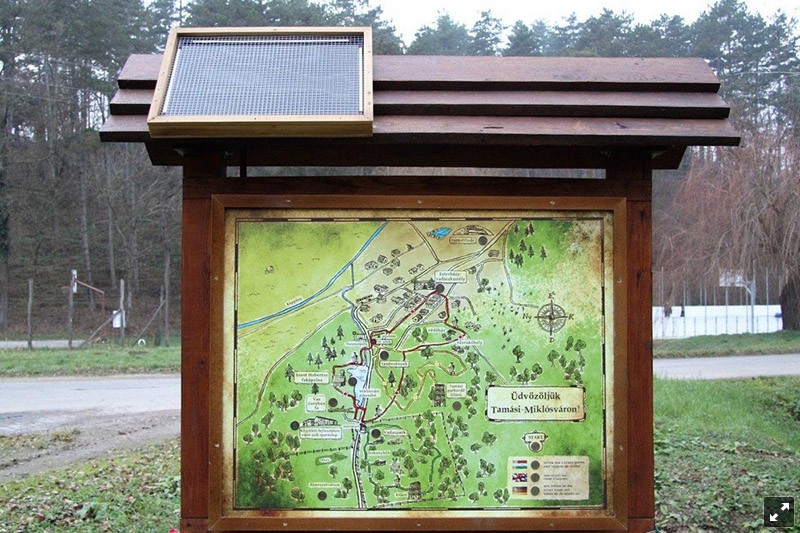 Interaktív ismeretszerzés a Tamási Parkerdő tanösvényén