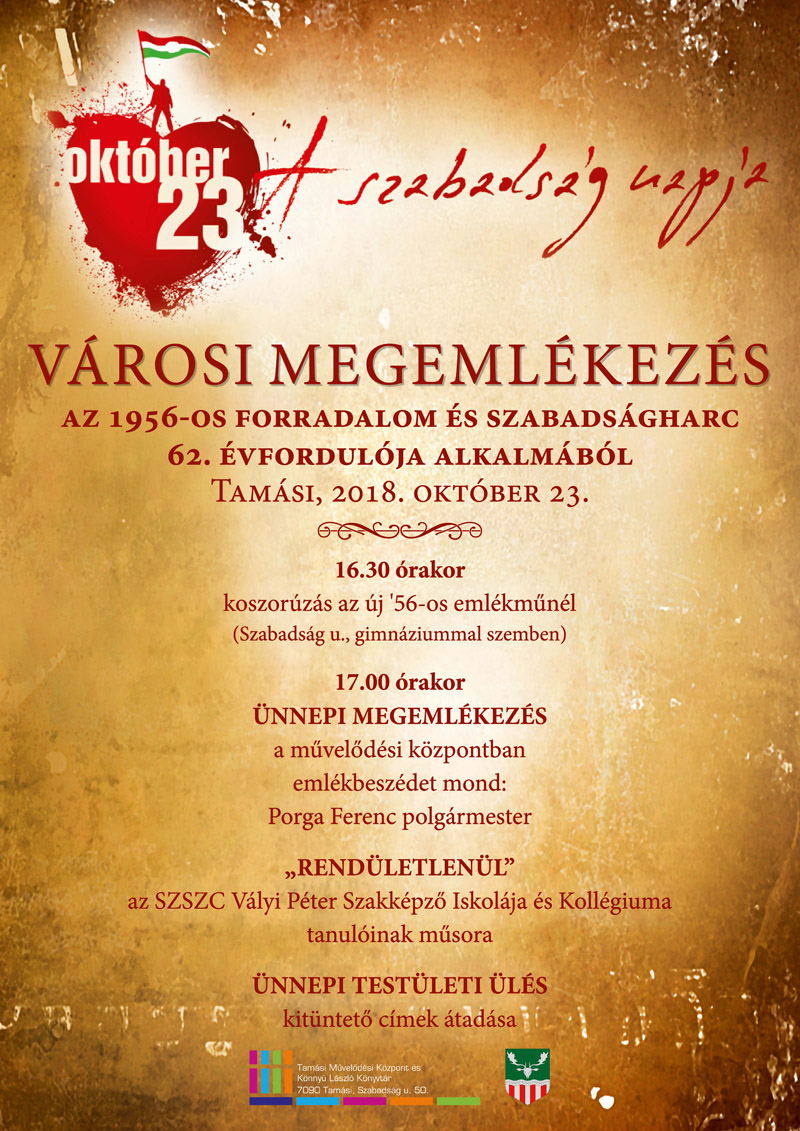 Október 23. - A szabadság napja