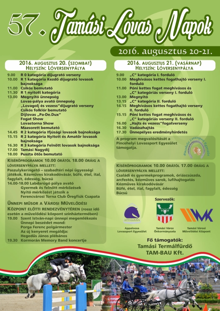 57. Tamási Lovas Napok