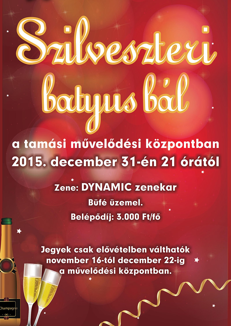 Szilveszteri batyus bál