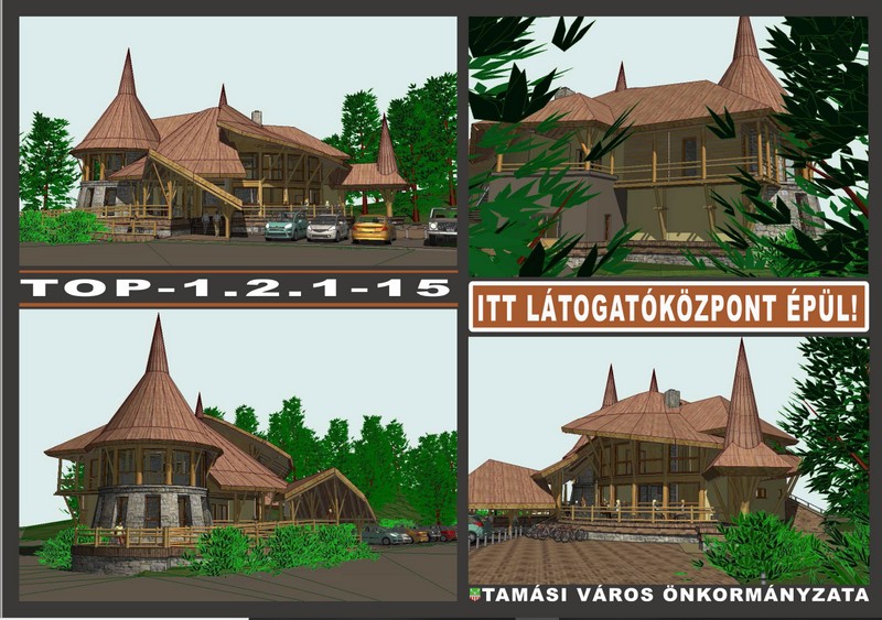 Látogatóközpont a látványtervtől a kész épületig!