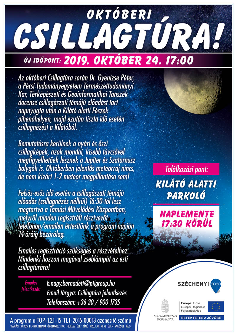 Csillagtúra október 24-én!