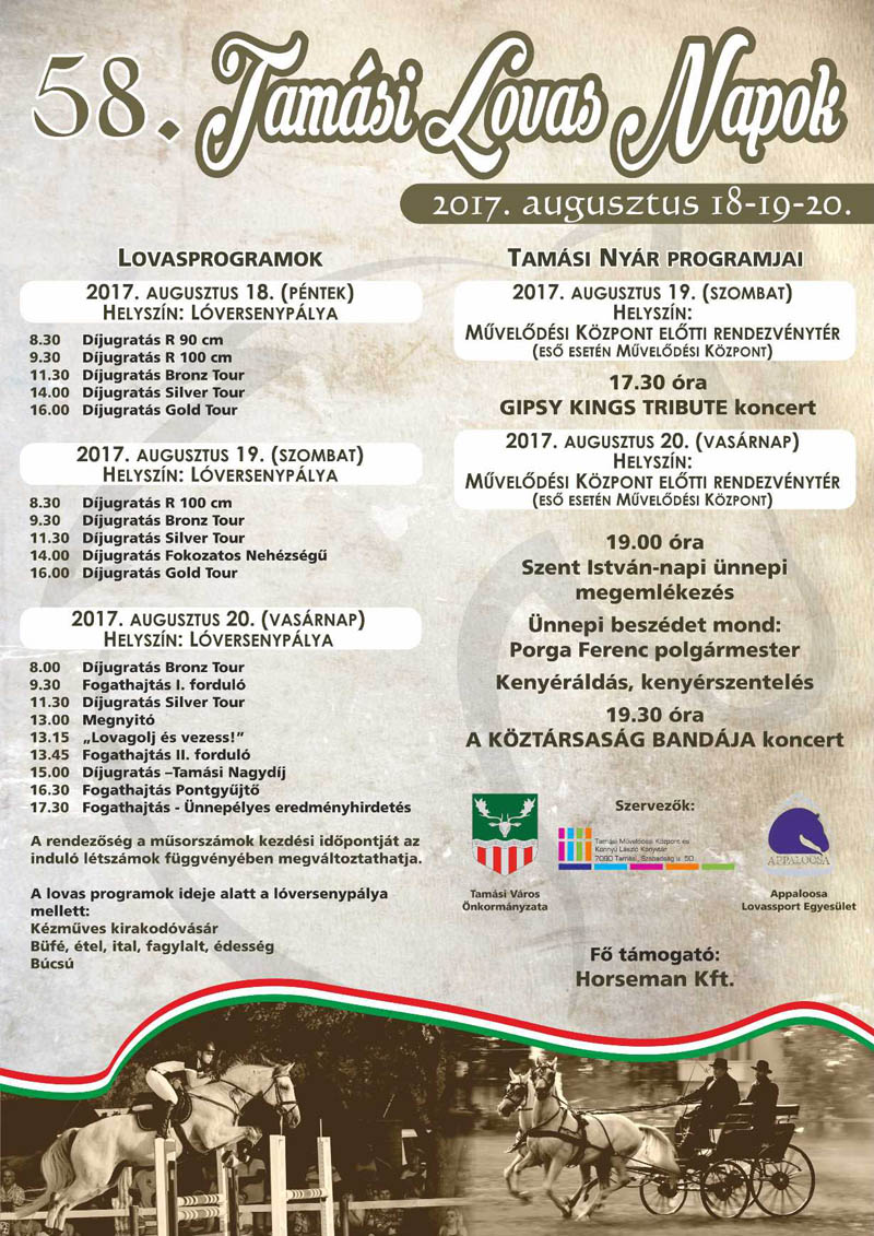 58. Tamási Lovas Napok