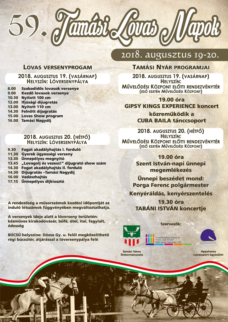 59. Tamási Lovas Napok