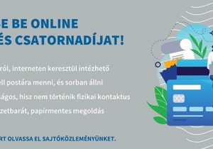 Fizesse be online a v&iacute;z- &eacute;s csatornad&iacute;j&aacute;t