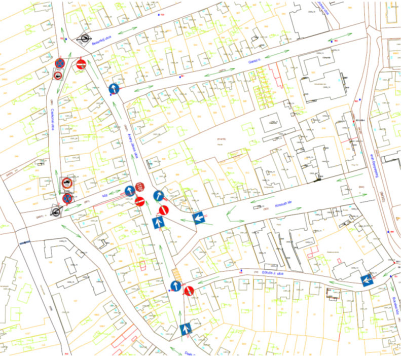 Városi forgalmi rend változás