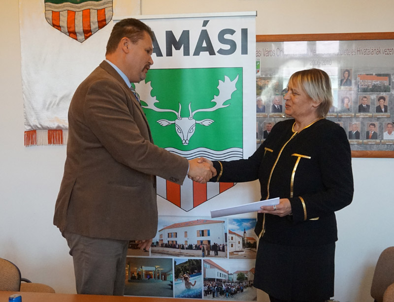 Tamási város fenntartható ökoturisztikai fejlesztése projekt - újabb szerződés került aláírásra