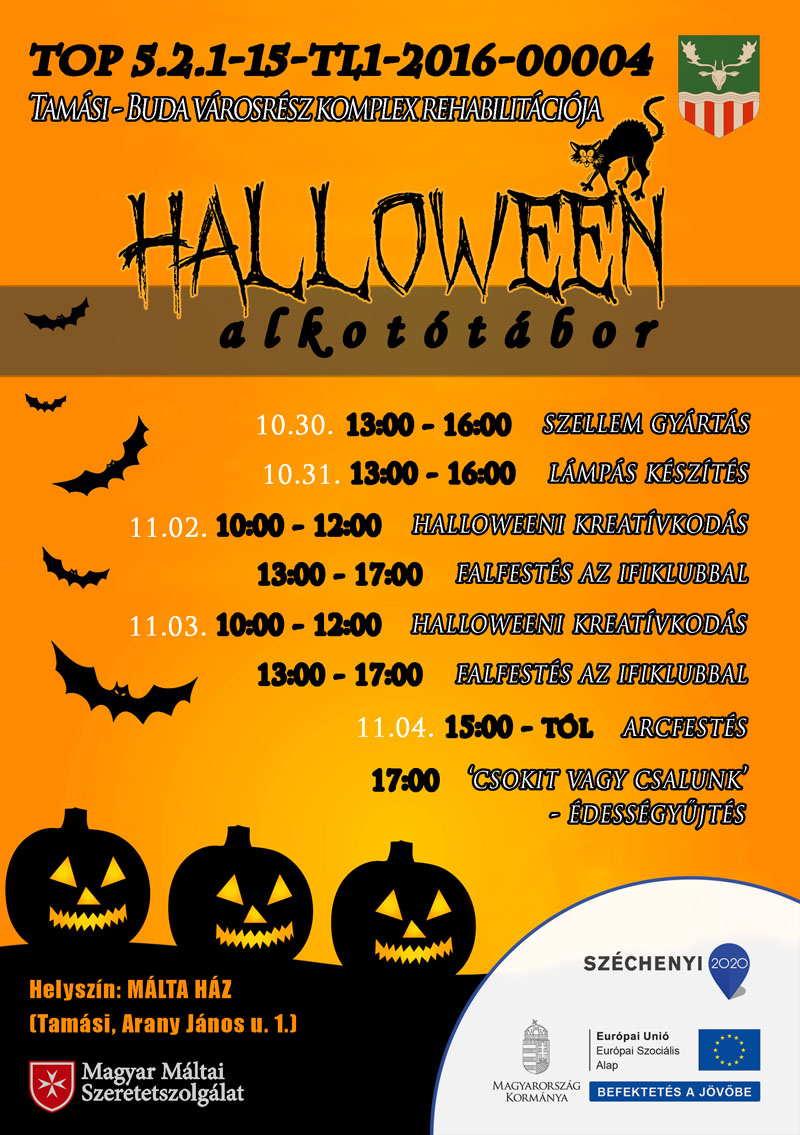 Halloween alkotótábor