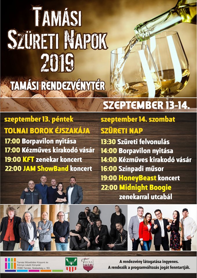 Tamási Szüreti Napok 2019