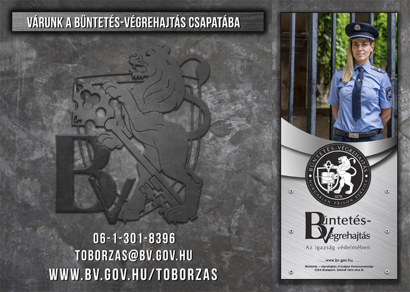 Várunk a büntetés-végrehajtás csapatába