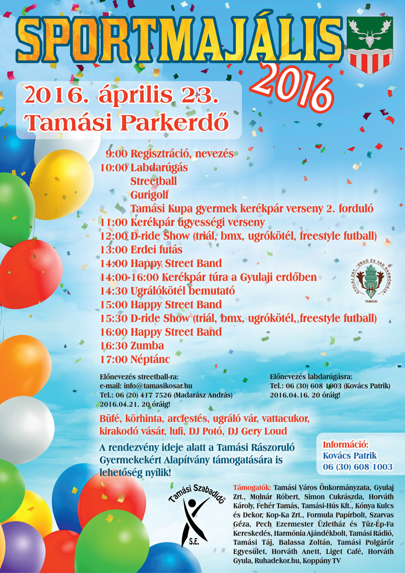 Sportmajális 2016