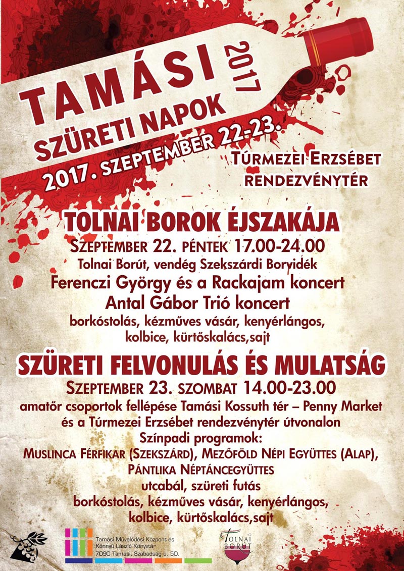 Tamási Szüreti Napok 2017