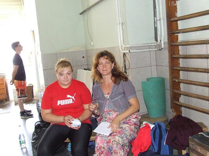 Súlyemelő edzőtábor Tamásiban