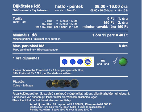 A Parkolási rend megváltozott!