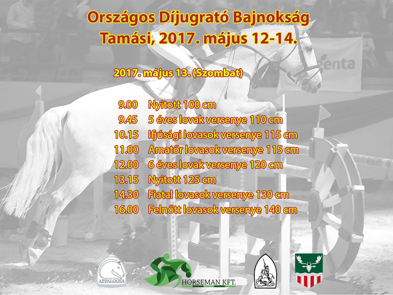 Országos díjugrató bajnokság 2017