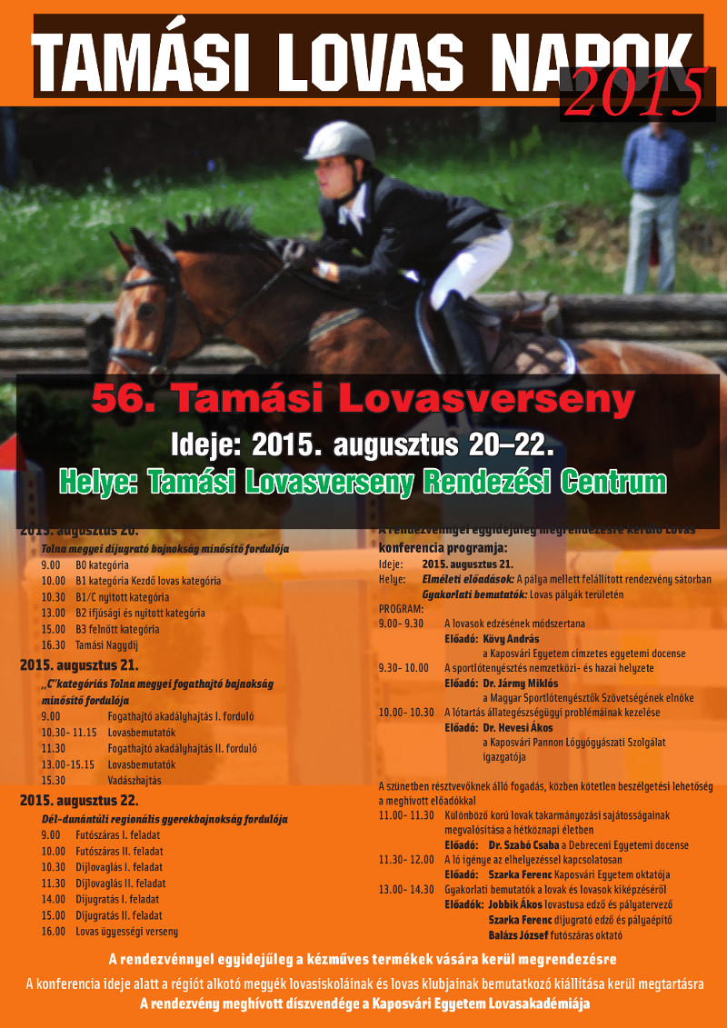 Tamási Lovasnapok 2015