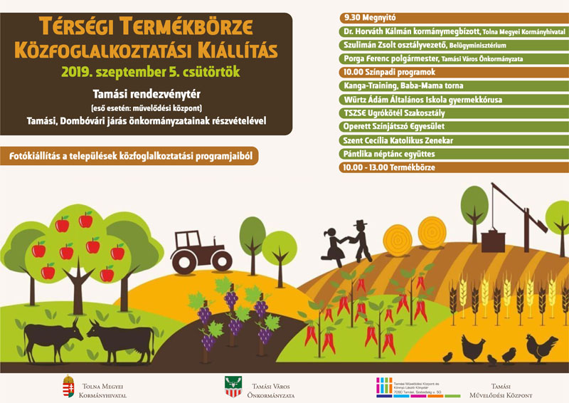 Térségi Termékbörze és Közfoglalkoztatási Kiállítás