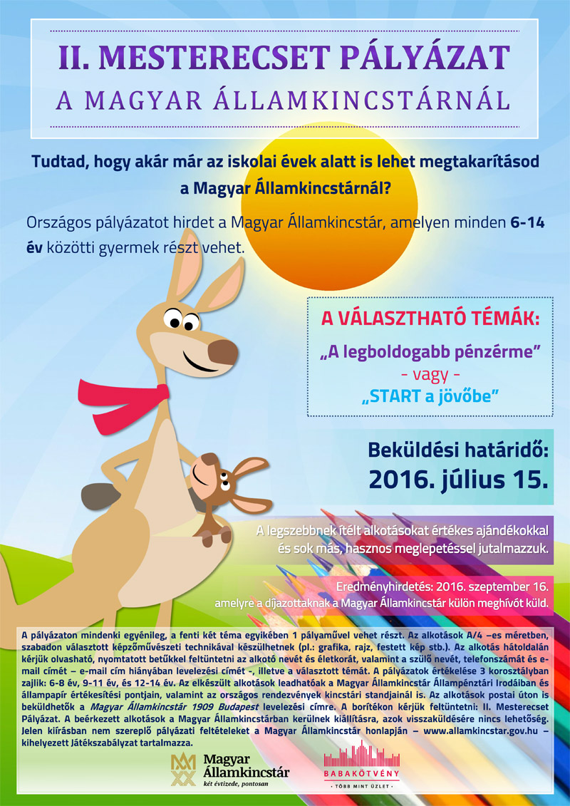 II. Mesterecset rajzpályázat